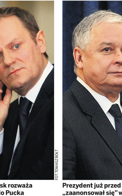 Tusk i Kaczy�ski