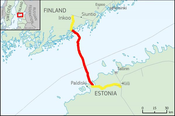 Estonia: Ukończono prace naprawcze gazociągu Balticconnector na dnie Bałtyku