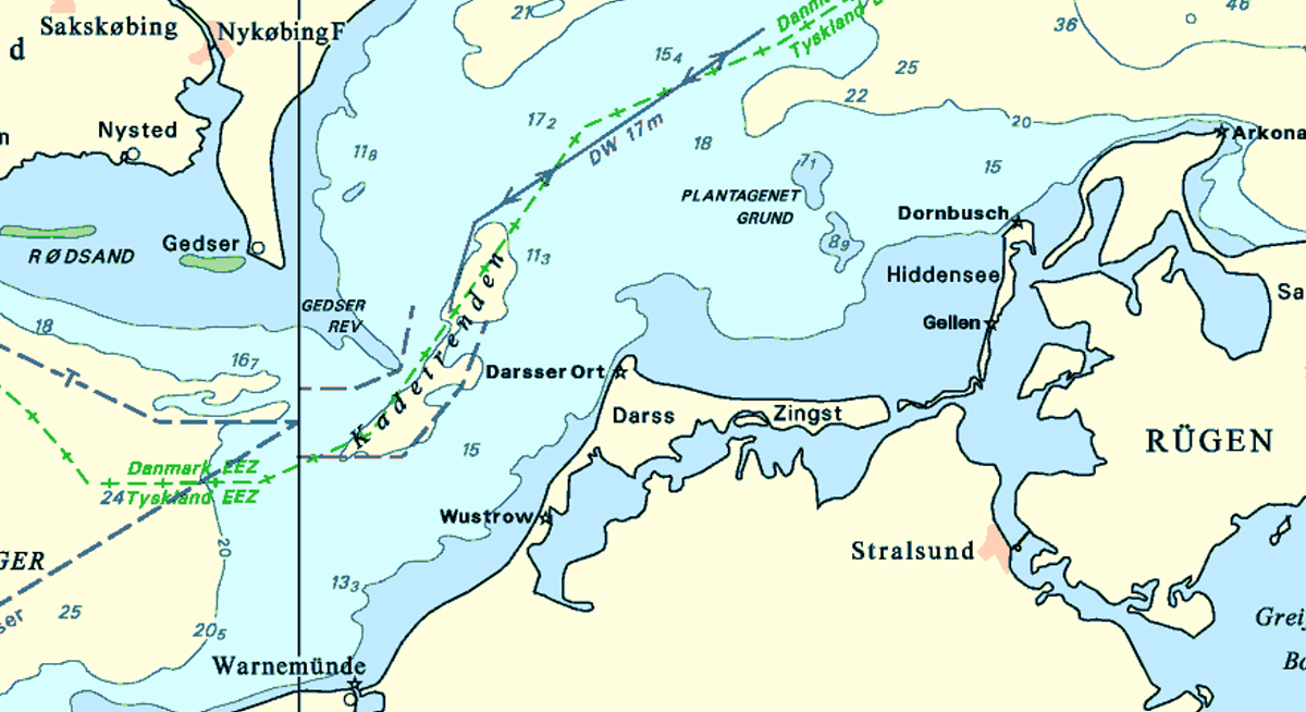 Obligatoryjny pilotaż dla statków przepływających przez Kadetrenden