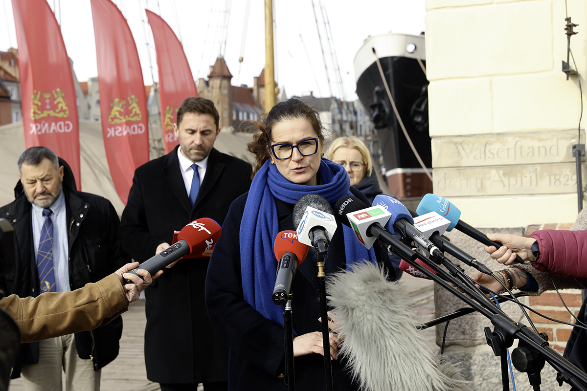 Aleksandra Dulkiewicz, prezydent Miasta Gdańska. Fot. Sławomir Lewandowski / PortalMorski.pl