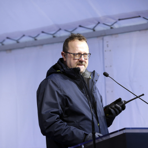 Wodowanie drugiego promu Ro-Pax dla polskich armatorów. Fot. Sławomir Lewandowski / PortalMorski.pl