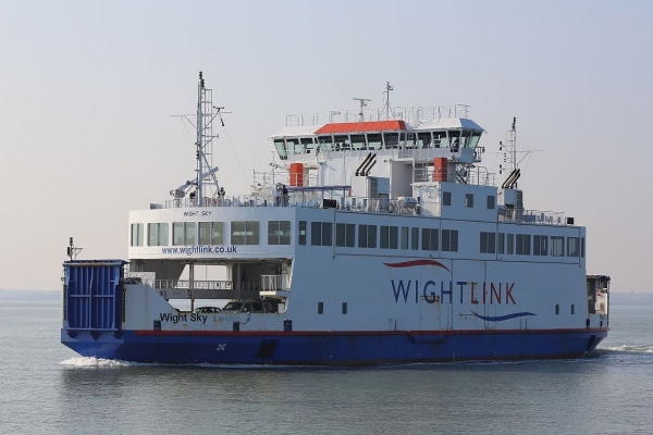 Pożar na pokładzie promu Wightlink