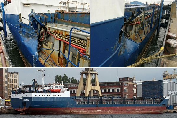 Sześciu rannych po kolizji statku Baltrampu z jednostką obsługi farm wiatrowych