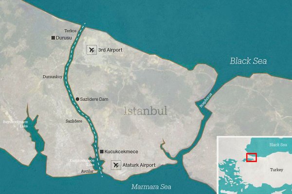 Erdogan zapowiada, że Turcja zbuduje kanał łączący Morze Marmara z Czarnym