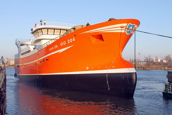 Nauta: zwodowano częściowo wyposażony statek rybacki