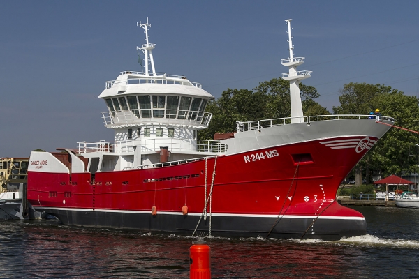 Stocznia Wisła przekazała częściowo wyposażony statek rybacki dla Norwegii