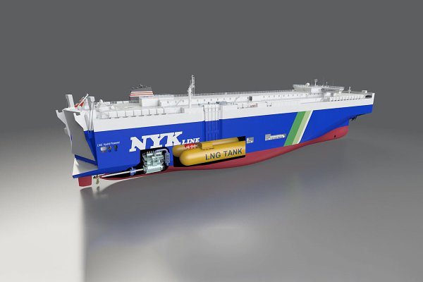 NYK zbuduje cztery PCTC z napędem LNG w stoczni China Merchants