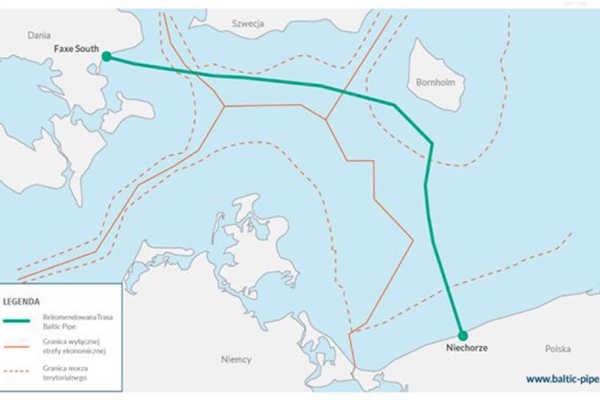 Projekt Baltic Pipe z kolejnym wsparciem finansowym UE w ramach CEF 2018