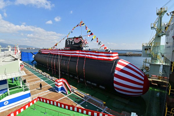 Zwodowano i zaprezentowano nowy japoński okręt podwodny