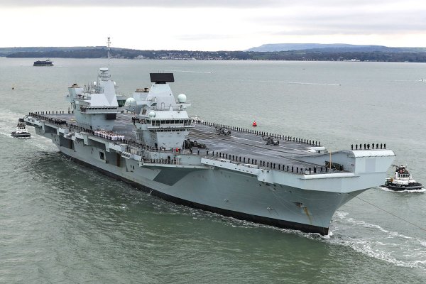Brytyjski lotniskowiec HMS Prince of Wales na Bałtyku