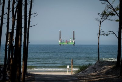 Pierwsze połączenie farmy wiatrowej Baltic Power z lądem