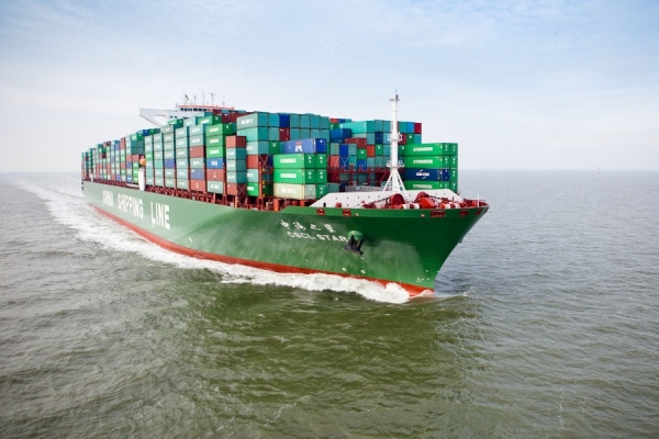 Duże zamówienie China Shipping Container Lines - w 2018 roku otrzyma osiem kontenerowcó...