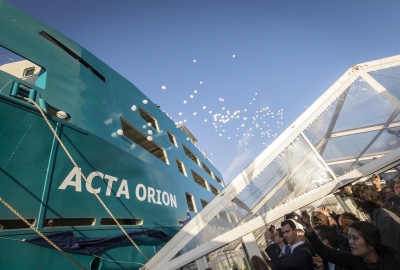 Statek Acta Orion ochrzczony. Udział w realizacji zamówienia miała również szczecińska ...
