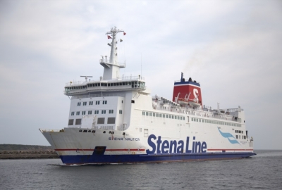 Statek do instalacji wiatrowych uderzył w prom Stena Nautica