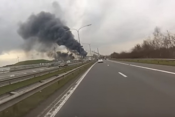 Eksplozja w Porcie w Antwerpii [VIDEO]