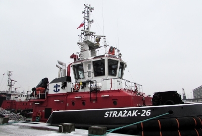 Pokaz sprzętu strażaków z portów Szczecin-Świnoujście