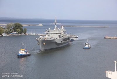Czterodniowa robocza wizyta USS Mount Whitney w Gdyni [VIDEO]