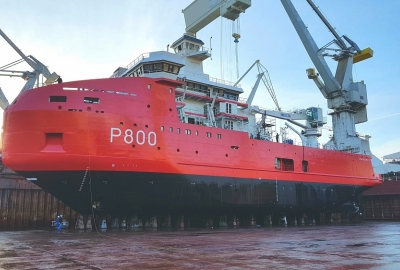 Polarny statek produkcji Crist przewiezie ładunki między Antarktydą a Tasmanią