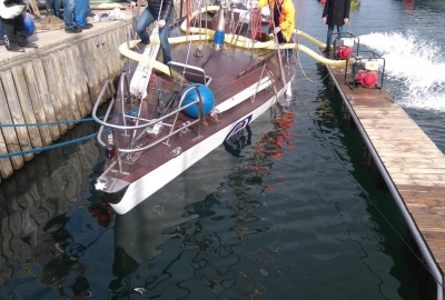 Yacht Klub Stal Gdynia wyjaśnia przyczyny zatonięcia jachtu Copernicus