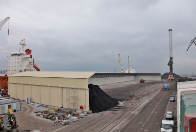 Nowa zasobnia na terenie Morskiego Terminalu Masowego Gdynia