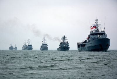 Parada okrętów na Morzu Czarnym