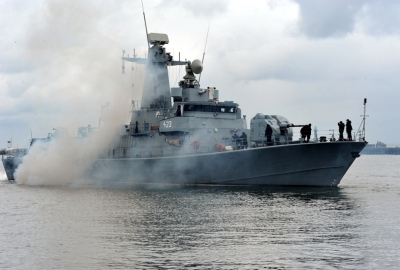 Ćwiczenia okrętów na Bałtyku