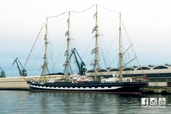 Port Gdynia: Kruzensztern udostępniony do zwiedzania