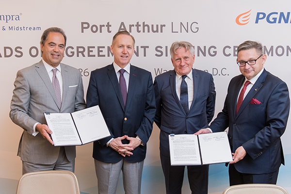 PGNiG zawarło wiążącą umową długoterminową na dostawy gazu skroplonego z firmą Port Art...