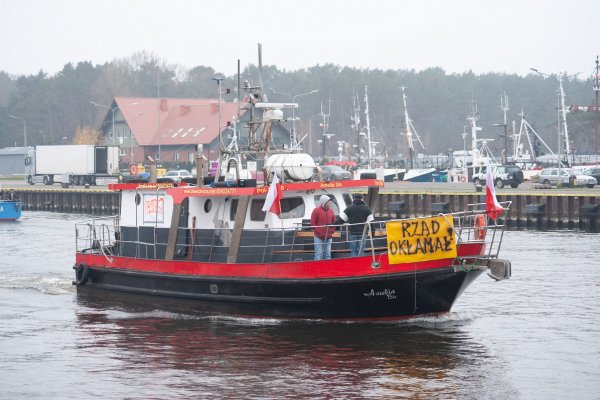 Poniedziałkowa pikieta wędkarzy to preludium. Będą blokady dużych portów morskich