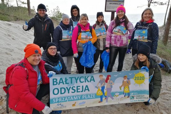 Bałtycka Odyseja: ponad 100 osób zebrało na plażach pół tony śmieci w dwa dni!