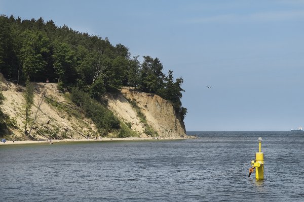 Odbudowa plaży w Gdyni Orłowie