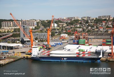 Port Gdynia portem instalacyjnym polskich farm wiatrowych na Bałtyku