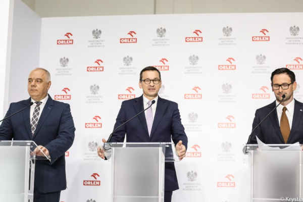 Premier: fuzja Orlenu i Lotosu to jeden z ważniejszych procesów dla polskiej gospodarki...
