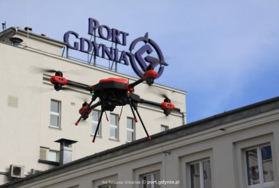 Dron zwiększy bezpieczeństwo w Porcie Gdynia!