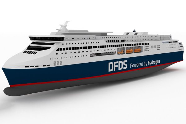 DFDS szuka wsparcia w budowie promu napędzanego wodorem