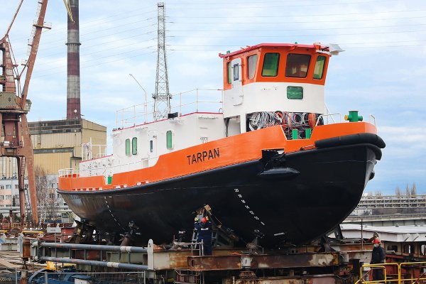 Lodołamacz Tarpan dla RZGW w Szczecinie już na wodzie [VIDEO]