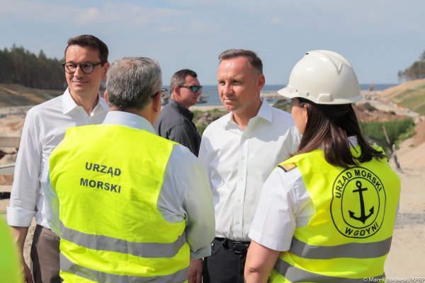 Duda: przekop Mierzei Wiślanej wzmacnia suwerenność Rzeczypospolitej