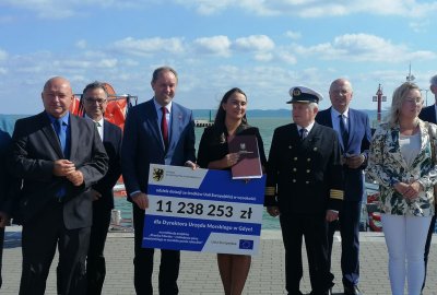 Urząd Morski w Gdyni poprawia infrastrukturę w rejonie Zalewu Wiślanego