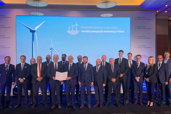 Podpisano ''Porozumienie sektorowe na rzecz rozwoju morskiej energetyki wiatrowej w Pol...