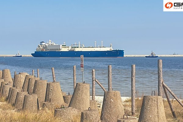 Gaz-System: w czwartek do terminalu LNG w Świnoujściu zawinął statek ze 162 dostawą pal...