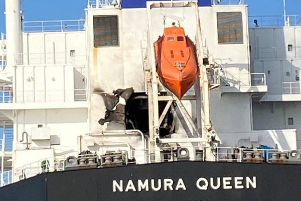 Rosyjska rakieta uderzyła w statek pod banderą Panamy