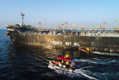 Greenpeace: protest wobec importu rosyjskiej ropy