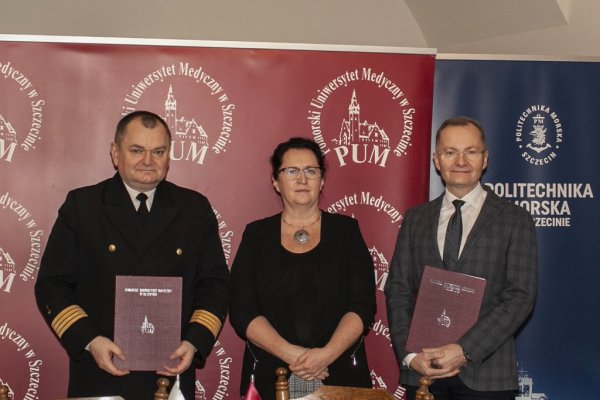 Politechnika Morska i Pomorski Uniwersytet Medyczny podpisały list intencyjny