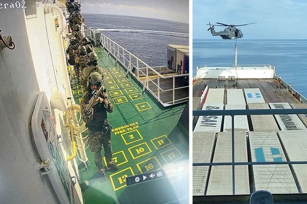 Siły specjalne w akcji; nielegalni migranci usiłowali opanować statek na Morzu Śródziem...