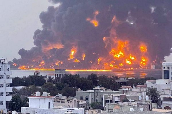 Izraelczycy zbombardowali jemeński port nad Morzem Czerwonym
