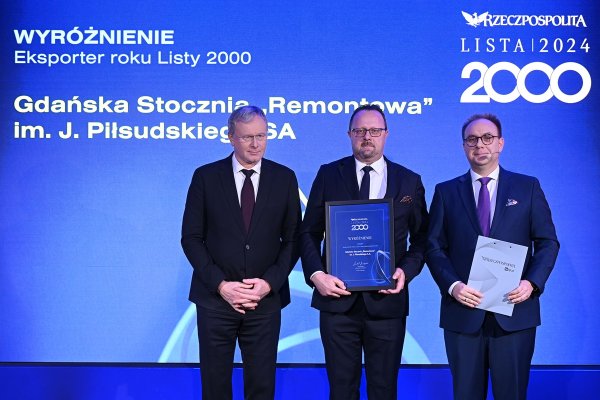 Polska stocznia Eksporterem Roku „Rzeczpospolitej”