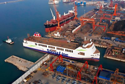 Stena Line osiągnęła kamienie milowe w budowie dwóch promów NewMax