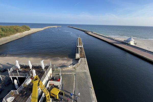 Będzie przebudowa wejścia do portu morskiego w Ustce i Darłowie