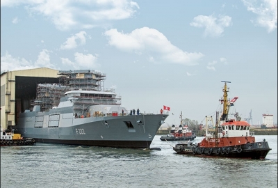 Nowa fregata dla niemieckiej marynarki wojennej [VIDEO]