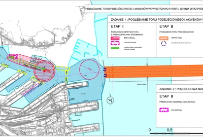 Pogłębienie toru podejściowego i akwenów wewnętrznych Portu Gdynia - Etap I